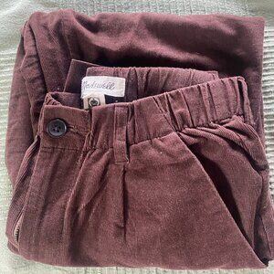 Madewell Corduroy Pull-On Mid-Rise Jogger Pants XS
